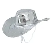 Cowboyhatt Disco Silver - One size