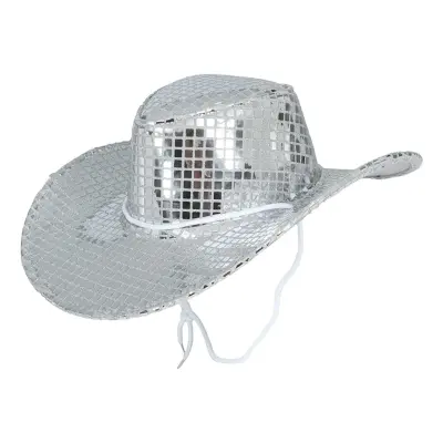 Cowboyhatt Disco Silver - One size