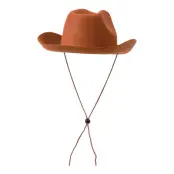 Cowboyhatt med Snöre Brun - One size