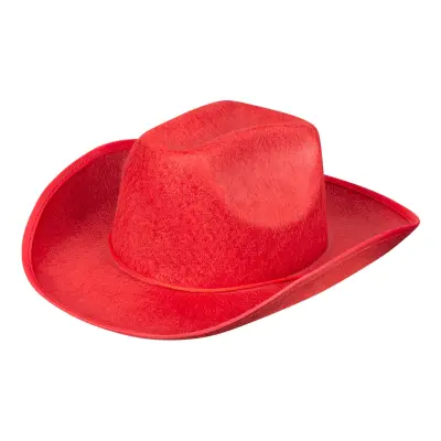 Cowboyhatt Rodeo Röd - One size