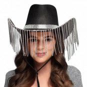 Cowboyhatt Showgirl Svart - One size