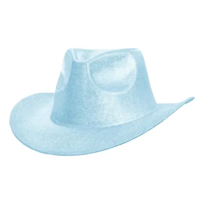 Cowboyhatt Skimrande Blå - One size