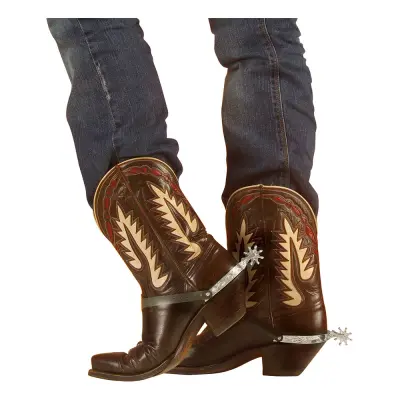 Cowboysporrar Silver - 2-pack