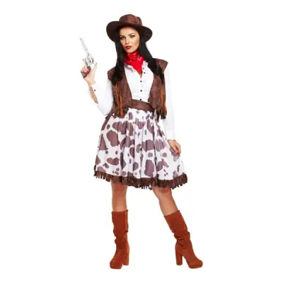 Cowgirl Budget Maskeraddräkt - One size