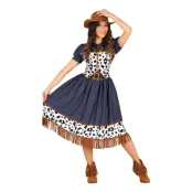 Cowgirl Klänning Maskeraddräkt - Large