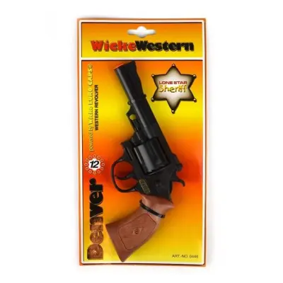 Denver Revolver Knallpulver 12-skott - wicke -  Leksaksaffären