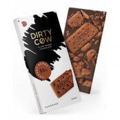 Dirty Cow Chunky Dunky - Handgjord växtbaserad vegansk choklad med bourbonkex 80 gram