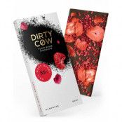 Dirty Cow Hail Mary Berry - Handgjord växtbaserad vegansk choklad med jordgubbar och hallon 80 gram