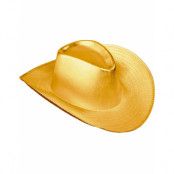 Guldfärgad Cowboyhatt
