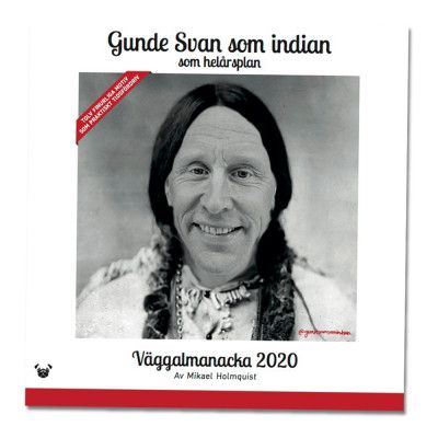 Gunde Svan som Indian Kalender