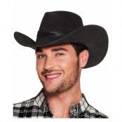 Helsvart Cowboyhatt i God Kvalitet
