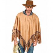 Hippie/Mexikansk/Indian Poncho för Vuxen