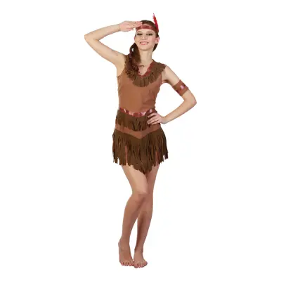 Indian Kvinna Maskeraddräkt - One size