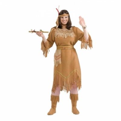 Indiandam Plus-size Maskeraddräkt - Plus size