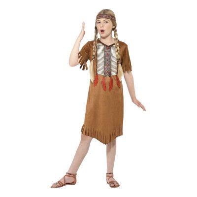 Indianflicka Barn Maskeraddräkt - Large