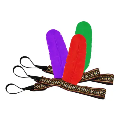 Indianpannband med Fjäder - One size