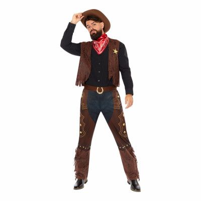 Klassisk Cowboy Maskeraddräkt - Medium