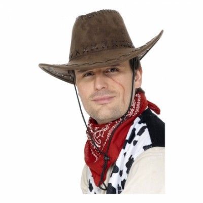 Klassisk Cowboyhatt Brun - One size