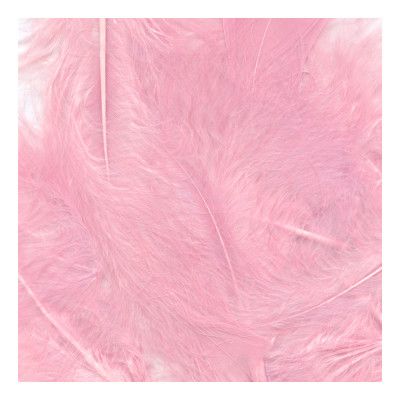Marabou Fjädrar Ljusrosa