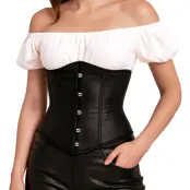 Midjekorsett Svart - Large