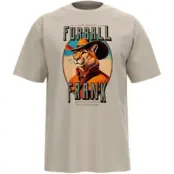 Puma T-shirt - GRAPHIC Cat Cowboy Relaxed Tee - S XXL - för Herr - vintage vit