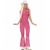 Rosa Cowboy Barbie Inspirerad Maskeraddräkt