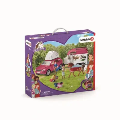 schleich® HORSE CLUB Äventyr med bil och hästsläp 42535 - Schleich -  Leksaksaffären