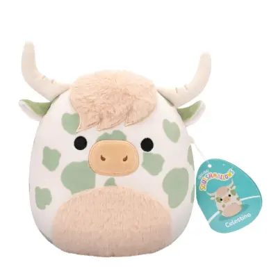 Squishmallows 19cm Celestino Highland Cow - Squishmallows -  Leksaksaffären