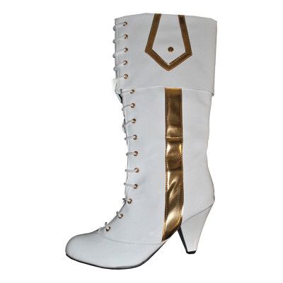 Stövlar Vita med Guldtrim - 38-39