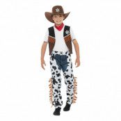 Texas Cowboy Barn Maskeraddräkt - Small