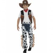Texas Cowboy Barndräkt 5 Delar