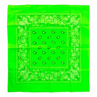 UV Neon Grön Bandana - One size