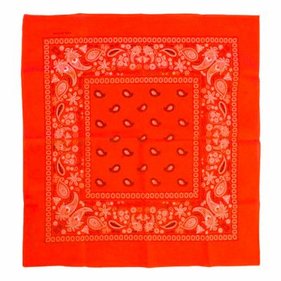 UV Neon Orange Bandana - One size
