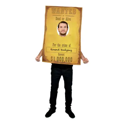 Wanted Cowboy Maskeraddräkt - One size