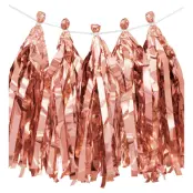 Girlang Tofsar Roséguld - 274 cm