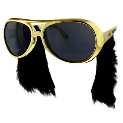 Elvis Glasögon med Polisonger