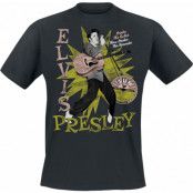 Elvis Presley T-shirt - Broke The Rules - S 3XL - för Herr - svart