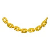 Folieballong Girlang Kedja Guld