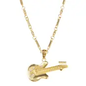 Guldkedja med Gitarr