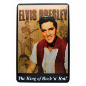 Rockabilly Metalltavla Elvis