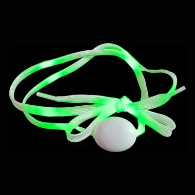 Blinkande Skosnören - Grön