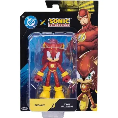 DC X Sonic Figur Sonic/The Flash - Sonic -  Leksaksaffären