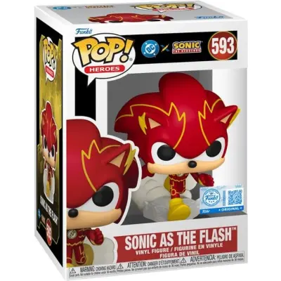 Sonic The Hedgehog - Sonic x Justice League - Sonic / Flash Vinyl Figur - Funko Pop! - Funko Shop Europe