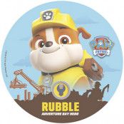 Tårtbild Rubble Paw Patrol Oblat 20 cm