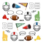 Amerikansk Fotboll Foto Props - 12-pack