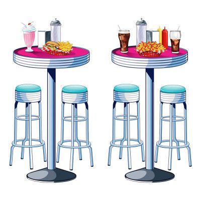 Barbord och Stolar Foto Props