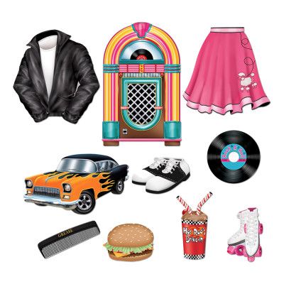 Best of 1950 Foto Props - 10-pack