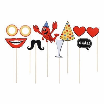 Fotoprops Kräftfest - 8-pack