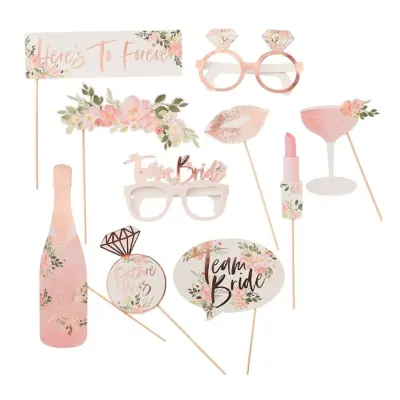 Fotoprops Möhippa Blommor - 10-pack