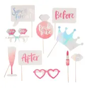 Foto Props Möhippa Bride Tribe - 10-pack